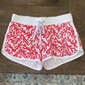 Lilly Pulitzer drawstring comfy chill shorts